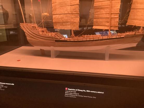 #ZhengHe (also romanized Cheng Ho; 1371–1433/1435) was a Chinese eunuch, admiral and diplomat from the early #Mingdynasty,[2] who is