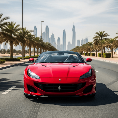 Rent a Ferrari Portofino in Dubai