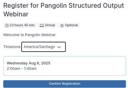 invitation to a webinar where the start time is 2 am and the end time is 1.45 am 
