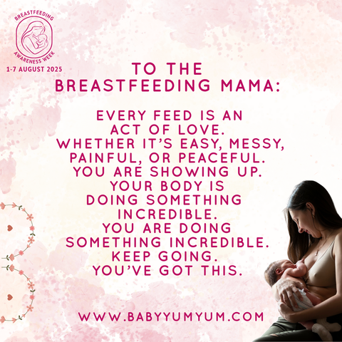 To the breastfeeding mama💖 You’re doing something incredible. Keep going. You’ve got this 🫶  Tag a mama who needs this reminder today!  #BabyYumYum #BYY #WorldBreastfeedingWeek #YouGotThisMama #BreastfeedingSupport #MomLifeSA #BreastfeedingJourney #GentleParenting