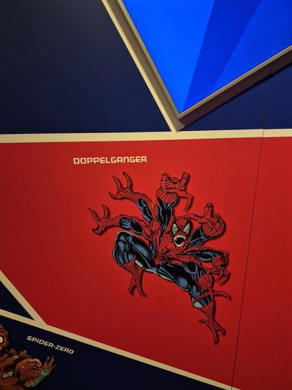 #Doppelganger, also called the Spider-Doppelganger, is a supervillain appearing in American comic books published by Marvel Comics. It is a near-mindless duplicate of Spider