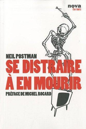 Se distraire à en mourir
Neil Postman

 « Enfin. On l'attendait depuis 25 ans. Car l'ouvrage essentiel, le livre majeur que vous tenez entre les mains, paru en anglais en 1985, traduit en français en 1986, était depuis épuisé dans notre langue. Or le voici. Le livre n'a pas eu très bonne presse. Il a gêné beaucoup, on en a peu parlé. On l'avait oublié. Il avait trop d'ennemis. Il parle de la télévision. »
Michel Rocard

« L'esprit d'une culture peut se flétrir de 2 manières. Dans la 1ère - celle d'Orwell -, la culture devient une prison. Dans la 2de, celle de Huxley, la culture devient une caricature. (...) Huxley nous enseigne qu'à une époque de technologie avancée, la dévastation spirituelle risque davantage de venir d'un ennemi au visage souriant que d'un ennemi qui inspire les soupçons et la haine. C'est nous qui avons les yeux sur lui, de notre plein gré. Nul besoin de tyran, ni de grilles, ni de ministre de la Vérité. Quand une population devient folle de fadaises, quand la vie culturelle prend la forme d'une ronde perpétuelle de divertissements, quand les conversations publiques sérieuses deviennent des sortes de babillages, quand, en bref, un peuple devient un auditoire et les affaires publiques un vaudeville, la nation court un grand risque : la mort de la culture la menace. »

-> réseaux sociaux 21e siècle.
+ Psdt Macron 2019 2019 : "la culture n'est pas ..."