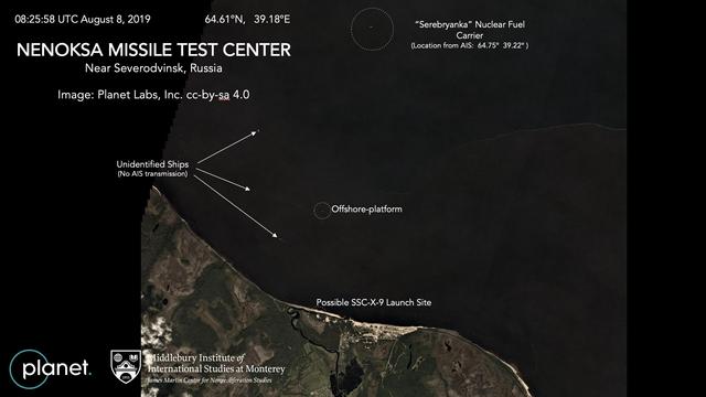 Njonoksa Unfall
Quelle: Planet Labs Inc. - https://cdn.cnn.com/cnnnext/dam/assets/190812144346-01-russia-explosion-skyfall-intl-exlarge-169.jpghttps://cdn.cnn.com/cnnnext/dam/assets/190812144355-02-russia-explosion-skyfall-intl-exlarge-169.jpg
Lizenz: CC BY-SA 4.0