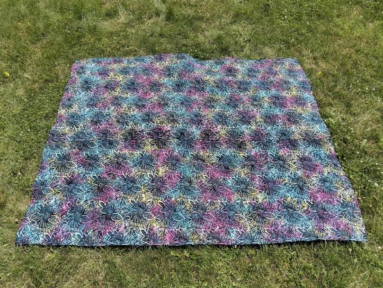 the reverse side of the quilt 