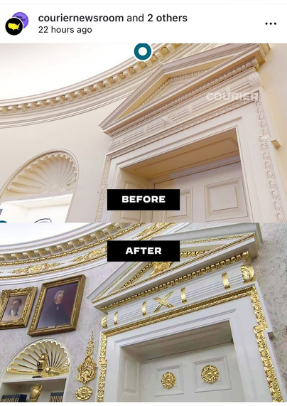 Trump renovates the White House