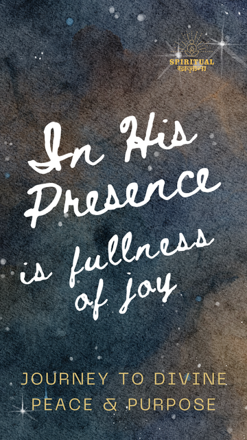In His Presence