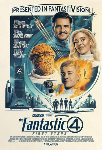 The Fantastic Four: First Steps "FantastiVision" movie poster.