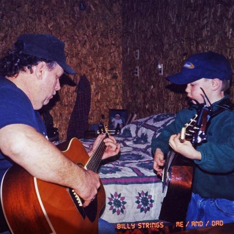 An image of the cover of the album 'Me / And / Dad' by Billy Strings