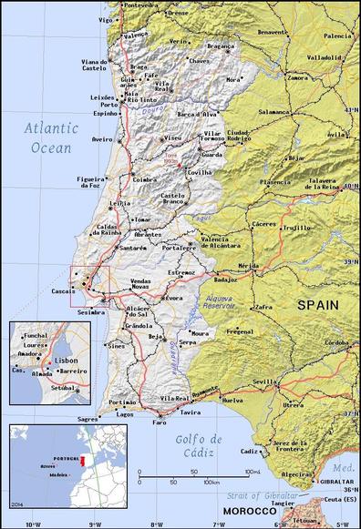 A map showing the location of Portugal
Credit https://ian.macky.net/pat/