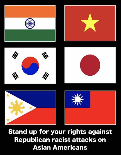 Stand up against Republican racist attacks on Asian Americans' rights