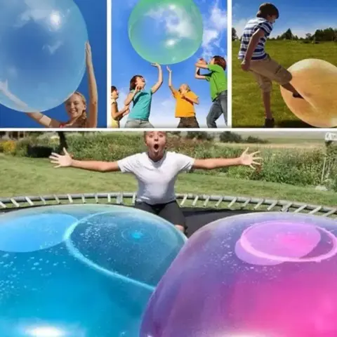 the Giant Water & Air Filled Bubble Ball