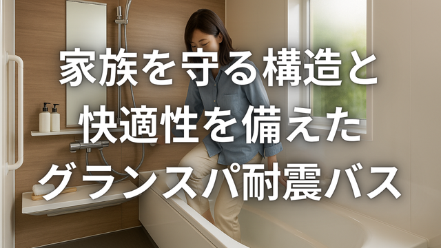 家族を守る構造と快適性を備えたグランスパ耐震バス