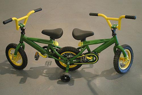 Every Which Way (She/She) - 1997
Two 12” girl bikes
48” x 18” x 20”
