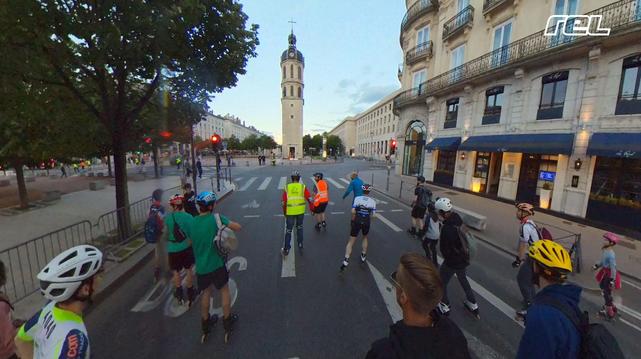 La randonnée roller de Lyon