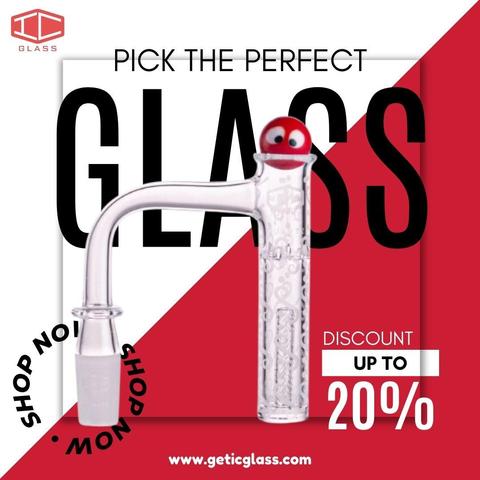 https://www.geticglass.com/collections/bangers/products/ic-glass-ever-clear-14mm-90d-banger-includes-carb-caps-terp-balls?variant=44636736520324