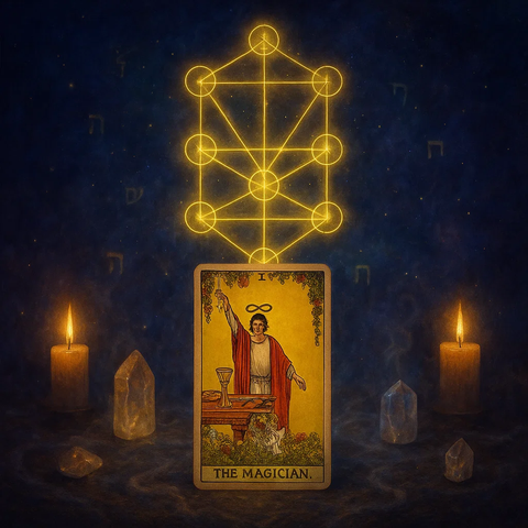El Tarot no es un espejo que muestra el futuro… es una puerta que revela lo que duerme en tu alma. En mi blog te comparto cómo la Cábala y el Tarot se entrelazan para guiarte hacia respuestas que ya habitan en ti. Explora el artículo y permite que los símbolos te hablen. 🔮✨ https://tarotmagiamx.com/usos-del-tarot-el-tarot-magico-blog-cabala/