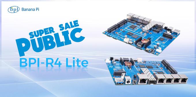 Banana Pi BPI-R4 Lite #MediaTek #MT7987A Open Source #Router board public sale.
2GB RAM and 8G eMMC,2.5G #SFP + 2.5G RJ45 WAN (#PoE-ready),Wi-Fi 7 NIC & #5G via M.2 and miniPCIe,2x8 PIN #MikroBUS for expansion
https://www.banana-pi.org/en/product-news/579.html
#bananapi #raspberrypi #WiFi #WiFi7 #OpenWrt 