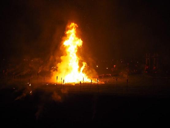 Kumogahata Matsuage fire festival.

Photo thanks🙇‍♂️-https://kyoto-tabiya.com