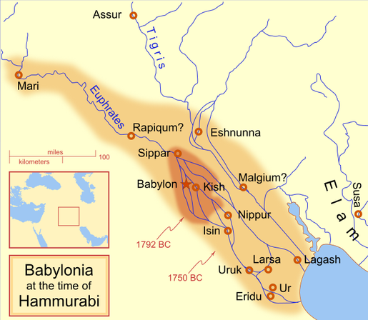 babylonia map