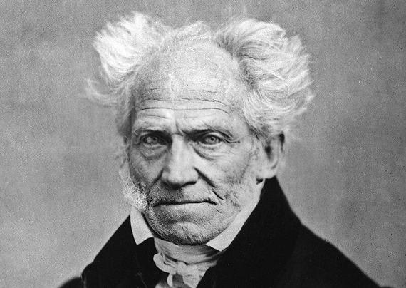 Arthur Schopenhauer. Fotografie von Johann Schäfer (1855)