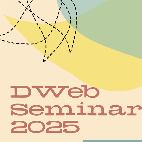 Cover invite to Dweb Seminar 2025