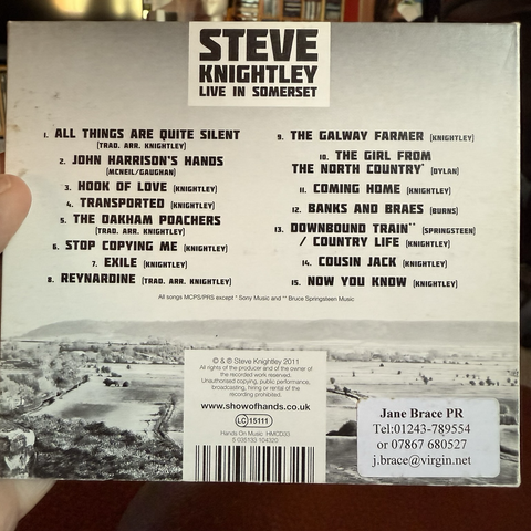 Steve Knightley - Live in Somerset