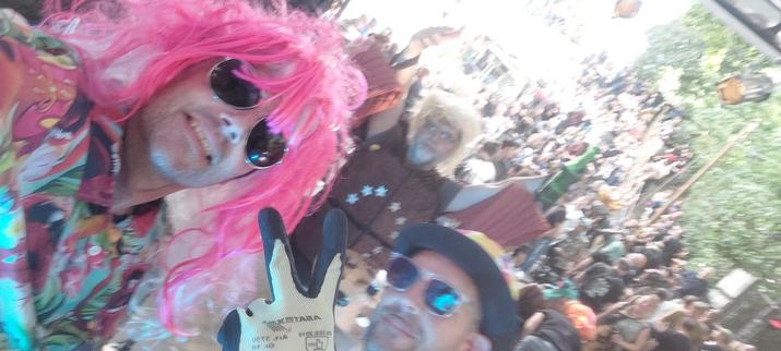 Foto von der BĂŒhne ins Publikum