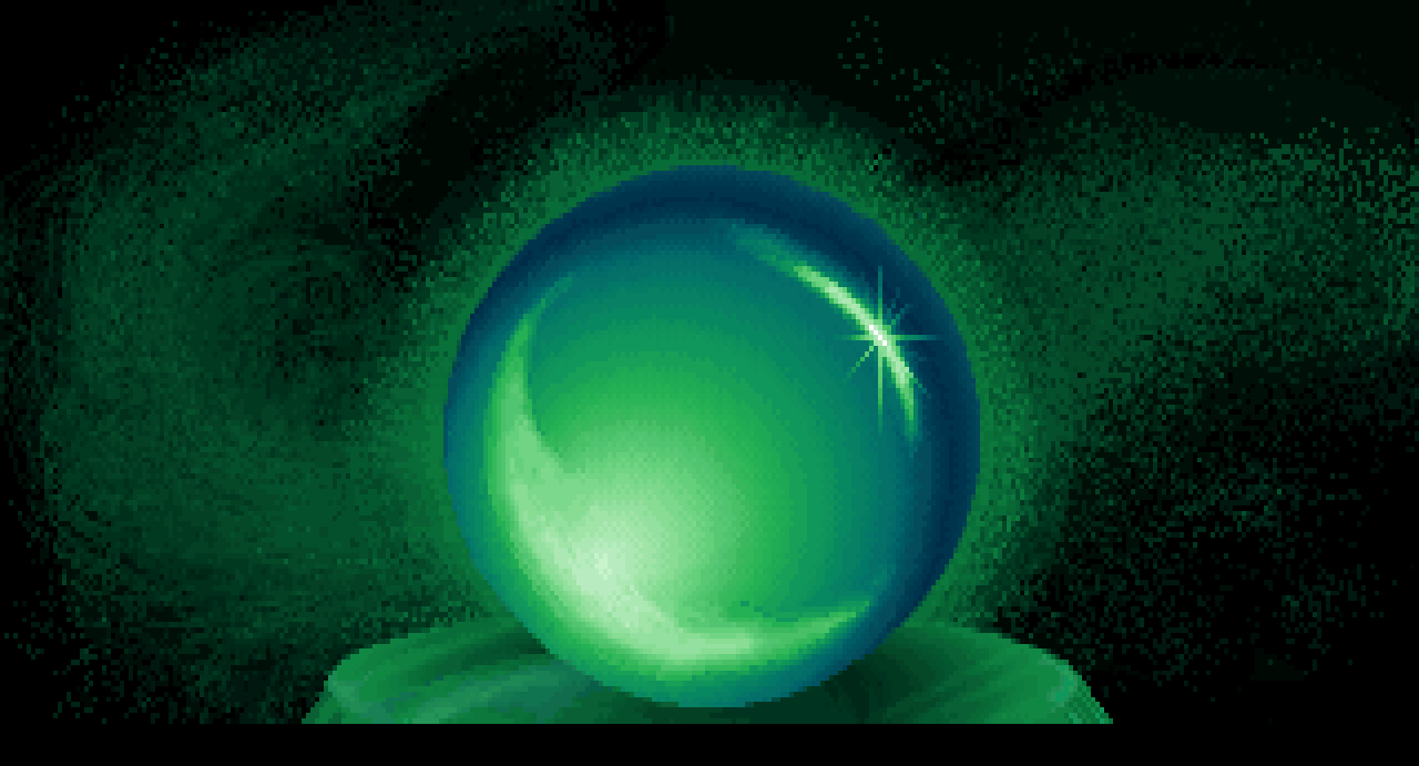 Room 019: Glassmakers - Crystal Ball Closeup