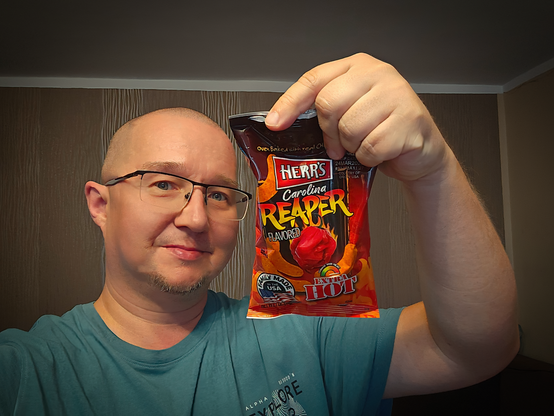 Ostre jedzenie z papryką Carolina Reaper