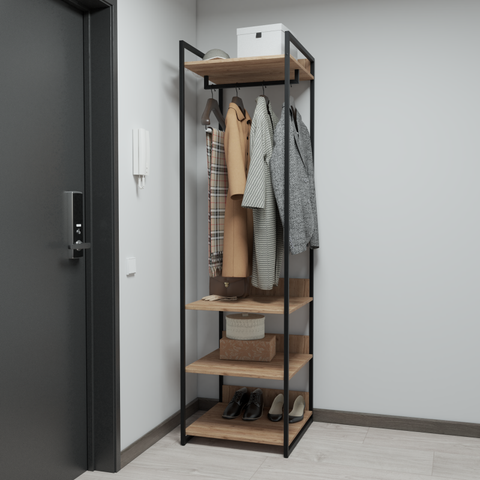 Стеллаж для прихожей в стиле LOFT от Art-Puf 