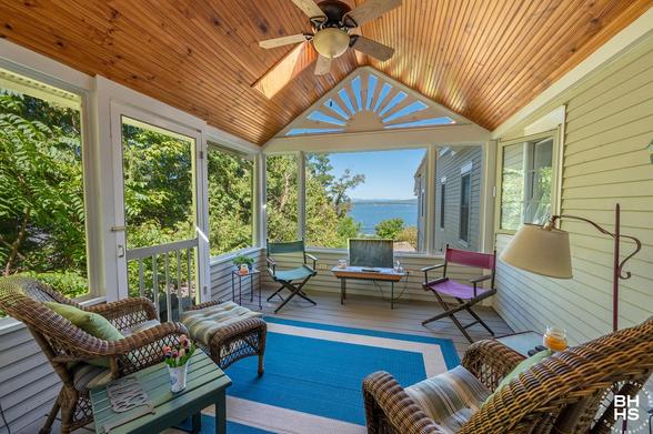 HISTORIC ESSEX HOME WITH LAKE VIEWS
Screened Porch