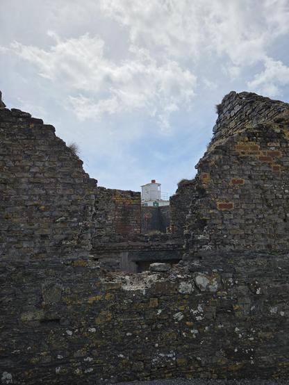 View of lighthouse in Charles Fort 