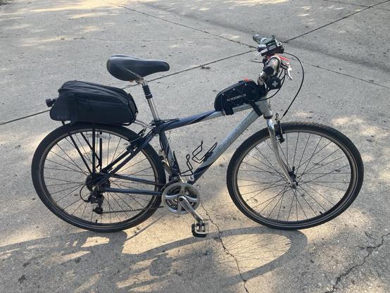 A Trek bike with a new fork and now a(nother) new chain and it works well now.