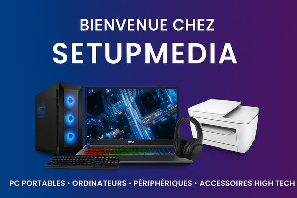 Boutique SetupMedia – PC portables gamer et composants informatiques au meilleur prix en ligne.