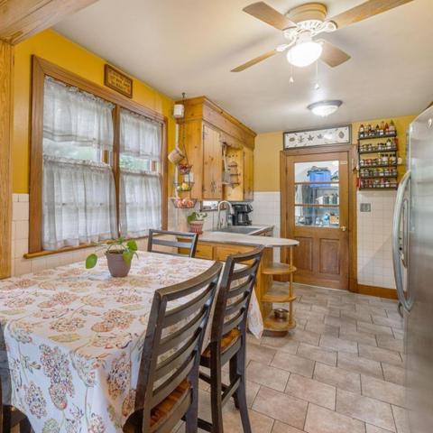 bright, wood kitchen