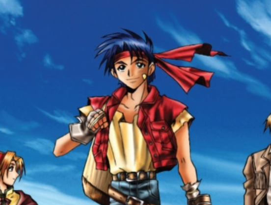 Wildarms main character with a red headband