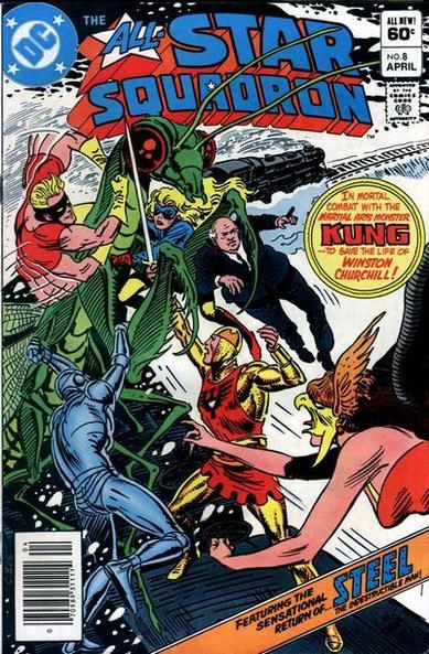 All Star Squadron #8. Art by Joe Kubert