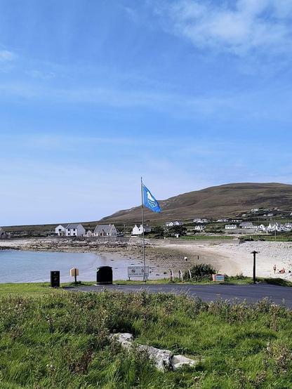 Wieder ein "blue flag beach", das sind von der EU ausgezeichnete Strände