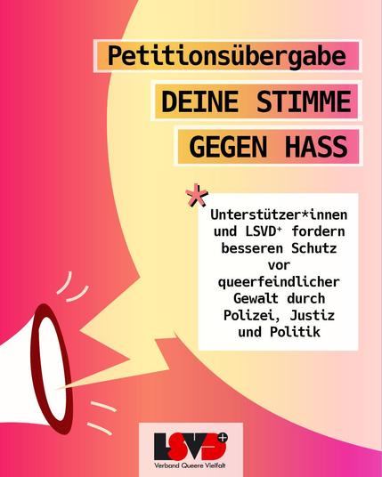 Ein Megafon mit Text. Alle Infos sind im Beitrag lesbar.