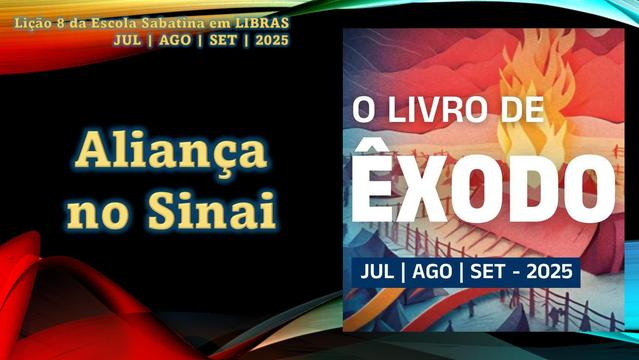 LIÇÃO 8 DA ESCOLA SABATINA EM LIBRAS - 3º TRIMESTRE DE 2025
#lição #escolasabatina

👨🏻‍🏫 Tema: A ALIANÇA NO SINAI #shorts #libras #aliança #sinai #dezmandamentos #obediência #leieterna #caráter

🎥 Acesse o vídeo: https://youtu.be/Ke4A74kUbds