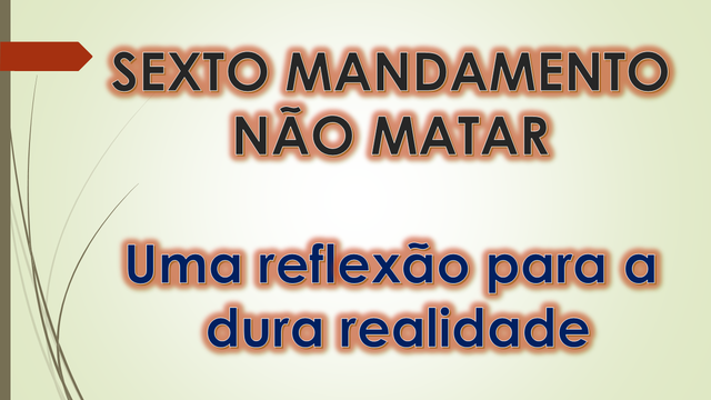 NÃO MATAR - SEXTO MANDAMENTO #shorts #libras #naomatar #sextomandamento #vegetariano #agrotóxicos

Acesse o vídeo: https://youtu.be/LL9HQJURYQ4