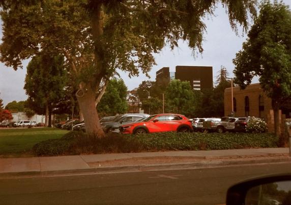 Another red car