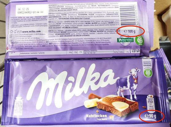 #Milka #Mogelpackung #Mondolez