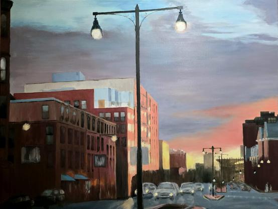 Cambridge Street
Acrylic on canvas, 36x48