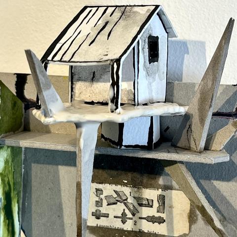 A detail of the cabin