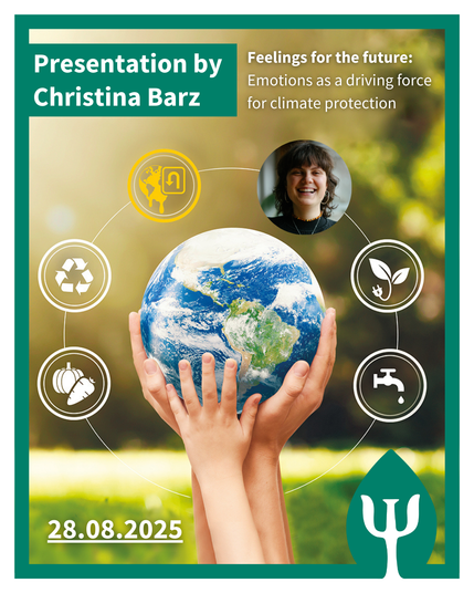 Christina Barz will hold a talk at the Vienna Climate Talk as part of the Vienna Sustainability Festival 2025.
