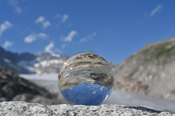 View of the Rhone Glacier, Switzerland