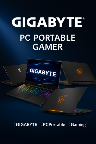 PC Portable Gamer Gigabyte avec claviers RGB et carte graphique RTX, puissance et performance pour gamers – SetupMedia