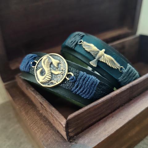Consigliere & Silent guardian.
One burns like fire in a suit, the other watches from the shadows. Two bracelets, one story: Vincenzo & Inzaghi. My favorite K-Drama duo and how I pictured both of them as bracelets around a wrist😍