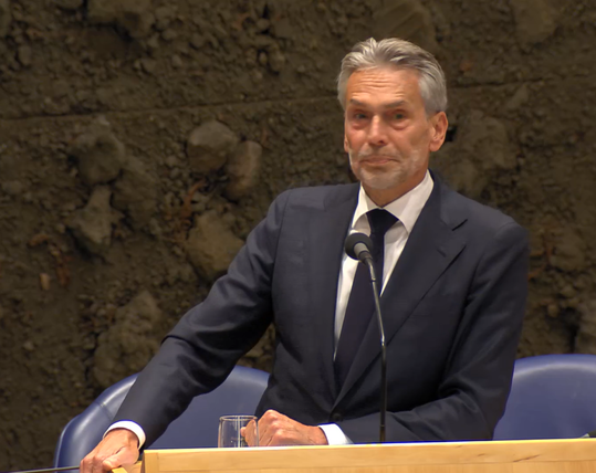 Schoof tijdens het debat